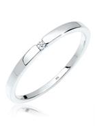 Diamore Ring »Verlobungsring Klassiker Diamant (0.02 ct) Silber«