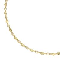 Luigi Merano Goldkette »Singapurkette bicolor, Gelbgold 375«