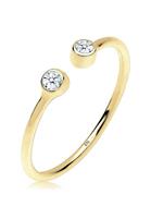 Elli Ring »Offen Statement Diamant 0.06 ct. 375 Gelbgold«