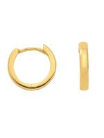 Adelia´s Paar Creolen »Gold 14 k (585) Ohrringe - Creolen«, 14 k 585 Gelbgold Ø 1.2 cm