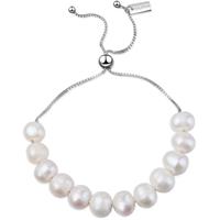 Ailoria Armband »MICHIRU Armband Silber/weiße Perle«, Größenverstellbar