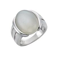 Zeeme Ring »925/- Sterling Silber Mondstein«