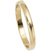 sigo Armreif Armband oval 925 Silber gold vergoldet Kastenschloss