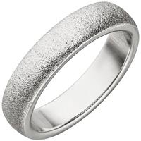 SIGO Damen Ring 925 Sterling Silber mit Struktur Silberring