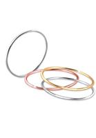 Elli Ring »Set Stacking-Rings Tricolor Silber vergoldet«