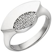 SIGO Damen Ring 925 Sterling Silber 25 Zirkonia Silberring