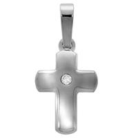 Vivance Anhänger »925/- Sterling Silber Kreuz Zirkonia«