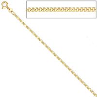 SIGO Panzerkette 585 Gelbgold 2,1 mm 55 cm Gold Kette Halskette Goldkette Federring