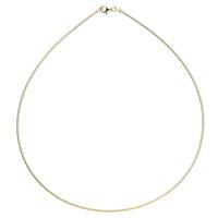 OSTSEE-SCHMUCK Halsreif »Omega 1,4 mm Gold 333/000,« (1-tlg)