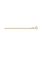 Adelia´s Goldkette »Gold 14 k (585) Collier - Halskette«, 14 k 585 Gelbgold Ankerkette diamantiert