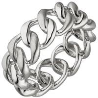 SIGO Damen Ring 925 Sterling Silber teil matt Silberring