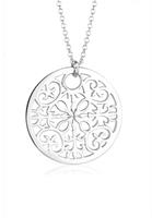 Elli Kette mit Anhänger »Ornament Symbol Anhänger Rund 925 Silber«