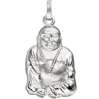 sigo Anhänger Buddha 925 Sterling Silber matt mattiert Silberanhänger