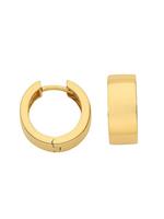 Adelia´s Paar Creolen »Gold 8 k (333) Ohrringe - Creolen«, 8 k 333 Gelbgold Ø 1.5 cm