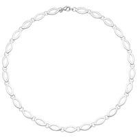 sigo Collier Halskette 925 Sterling Silber 45 cm Kette Silberkette