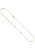 Jobo Goldkette, Figarokette 333 Gold diamantiert 1,7 mm 50 cm