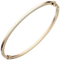 SIGO Armreif Armband oval 585 Gold Gelbgold Goldarmreif