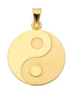 Adelia´s Kettenanhänger »Gold 8 k (333) Motiv - Anhänger«, Ying Yang 8 k 333 Gelbgold