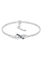 Elli Armband »Infinity Symbol Diamant (0.26 ct) 925 Silber Noir«