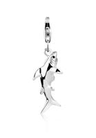 Nenalina Charm-Einhänger »Anhänger Hai Fisch Meer Shark 925 Silber«