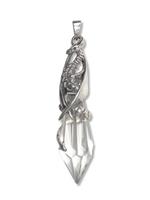 Adelia´s Amulett »Silver Myth von Anne Stokes Talisman«, Bewahrer des Kristalls - Für Genesung und Wahrsagung