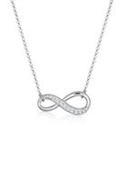 Elli Kette mit Anhänger »Infinity Unendlichkeit, 0106411016«, mit Zirkonia