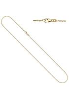 Jobo Goldkette, Ankerkette 585 Gold diamantiert 40 cm 1,6 mm