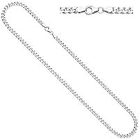 sigo Panzerkette 925 Sterling Silber 60 cm Kette Halskette Silberkette Karabiner