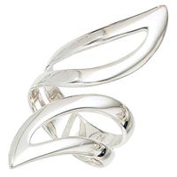 SIGO Damen Ring offen breit 925 Sterling Silber Silberring