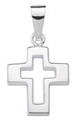 Adelia´s Kettenanhänger »Silber 925 Sterling Silver Kreuz Anhänger«, 925 Sterling Silber