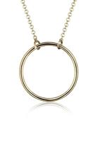 Elli Collierkettchen »Kreis Rund Geo Minimal 925 Sterling Silber«