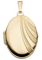 Jobo Medallionanhänger »Medaillon«, oval 333 Gold