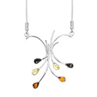 OSTSEE-SCHMUCK Collier »Svea Silber 925/000 Bernstein« (1-tlg)