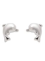 Adelia´s Paar Ohrstecker »Silber 925 Sterling Silver Ohrringe - Ohrstecker«, Delphin 925 Sterling Silber