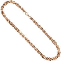 sigo Collier Halskette 925 Sterling Silber rotgold vergoldet 50 cm Kette