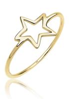 Elli Ring »Stern Blogger Symbol 375 Gelbgold«