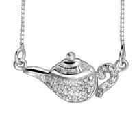 Schmuck-Elfe Collier »Wunderlampe« (inkl. Schmuckbox), 925 Silber