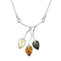 OSTSEE-SCHMUCK Collier »Silia Silber 925/000 Bernstein« (1-tlg)