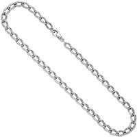 sigo Lang-Panzerkette 925 Sterling Silber 7,3 mm 45 cm Kette Halskette Silberkette