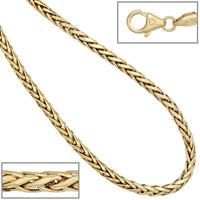 sigo Zopfkette 585 Gelbgold 2,6 mm 45 cm Gold Kette Halskette Goldkette Karabiner