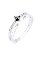 Elli Ring »Modern Zirkonia Swarovski Kristalle 925 Silber«