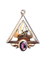 Adelia´s Amulett »Briar Edelsteine Talisman«, Cassiellum mit Amethyst - Für Karmaklärung