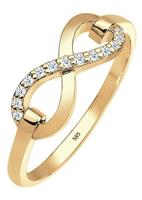 Elli Premium Diamantring »Infinity - Unendlichkeitsschleife, 0603822714«, mit funkelnden Brillanten