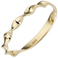 SIGO Damen Ring gedreht 585 Gold Gelbgold Goldring