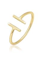 Elli Fingerring »Geo Trend Look Statement Offen 375 Gelbgold«