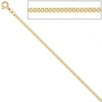 sigo Panzerkette 585 Gelbgold 2,1 mm 42 cm Gold Kette Halskette Goldkette Federring