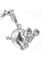 Jobo Charm-Einhänger »Glücksschwein«, 925 Silber
