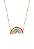 Elli Collierkettchen »Regenbogen Emaille Magic 925 Sterling Silber«