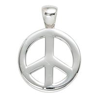 sigo Anhänger Peace 925 Sterling Silber rhodiniert