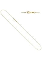 Jobo Goldkette, Ankerkette 585 Gold diamantiert 42 cm 0,6 mm